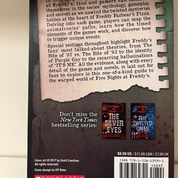 Five Nights at Freddy’s The Freddy Files Book - Picture 2 of 2
